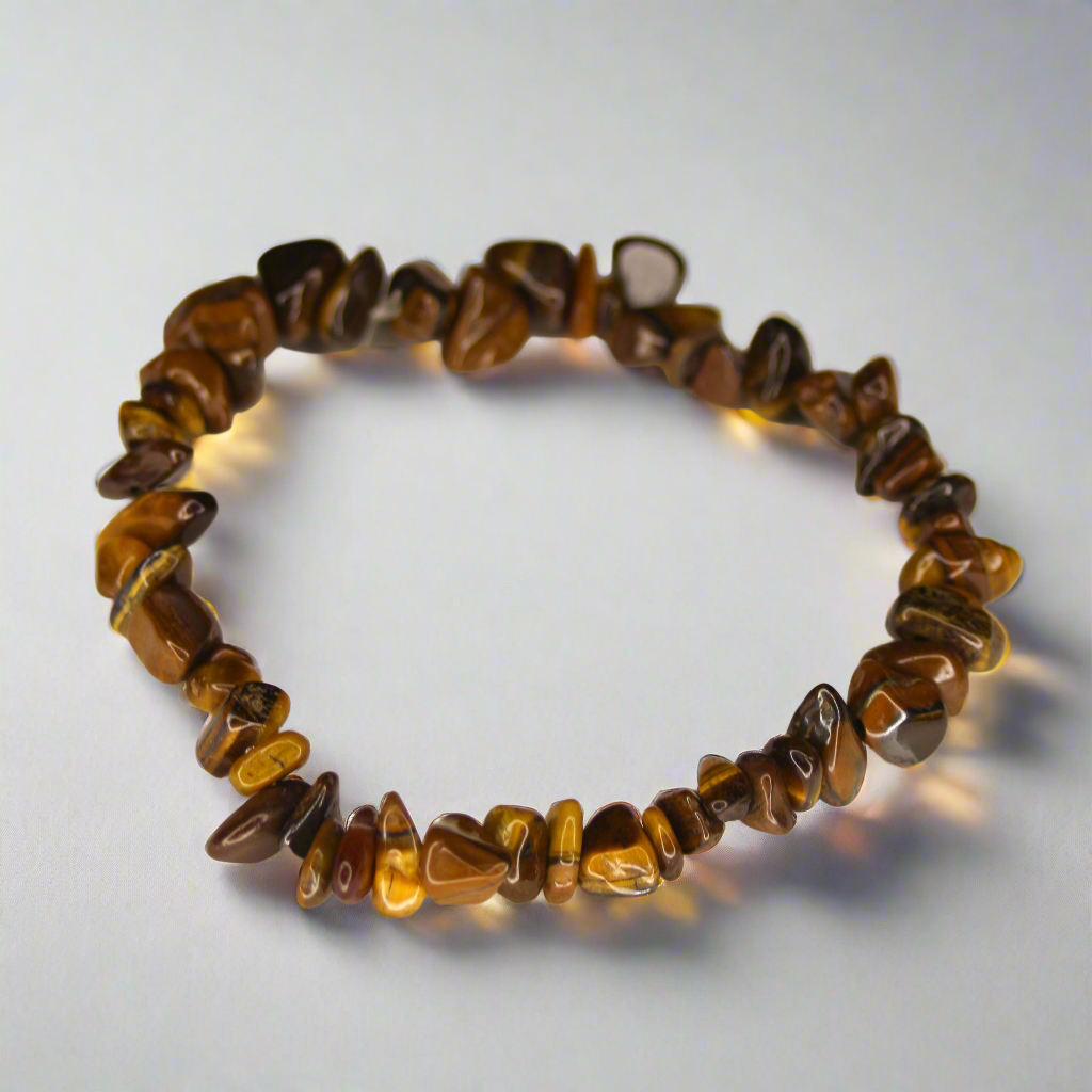 Tiger Eye chip bracelet