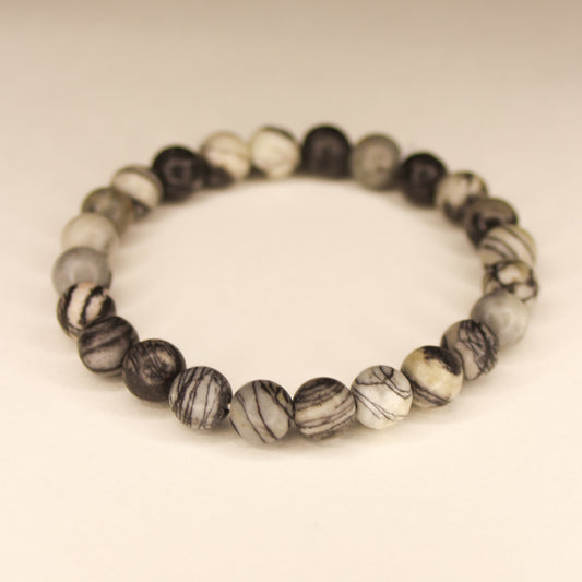 Black Stripe Jasper Bracelet