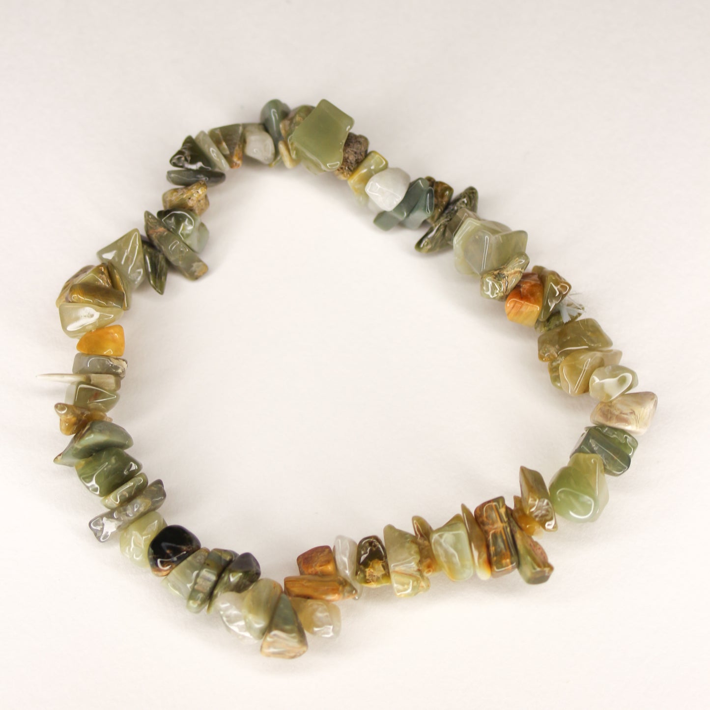 Agate chip bracelet