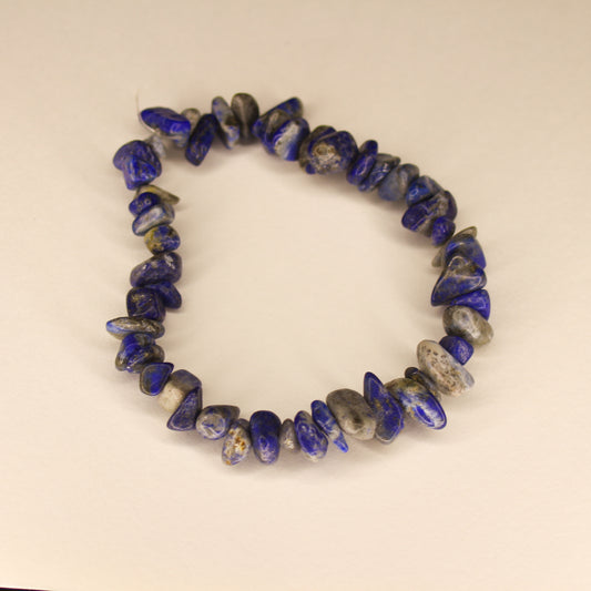 Lapis lazuli chip bracelet