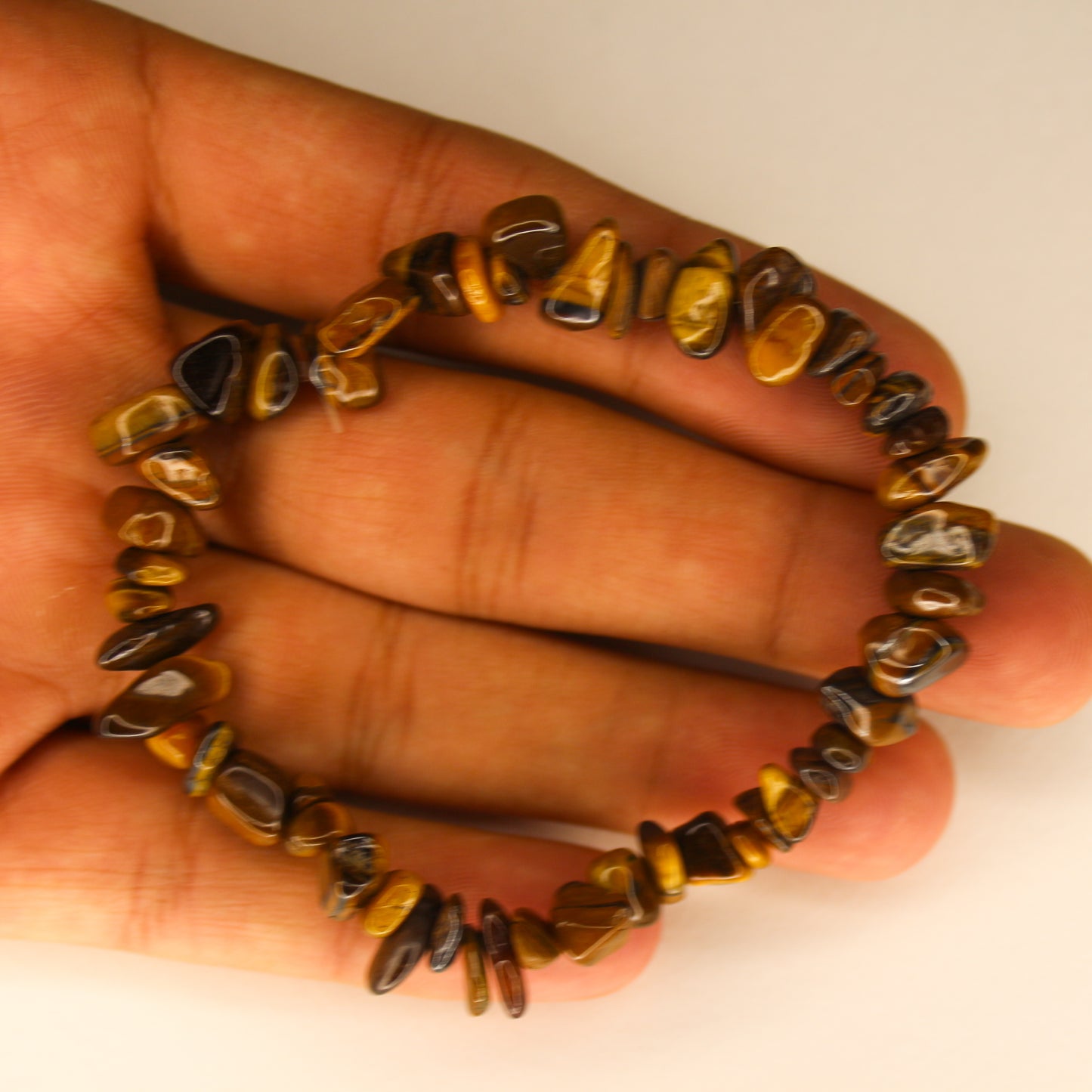 Tiger Eye chip bracelet